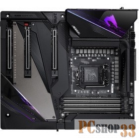 Материнская плата LGA1200, 4 x DDR4 DIMM 2133 (3200 OC), Extended ATX, Z490 AORUS XTREME, RTL