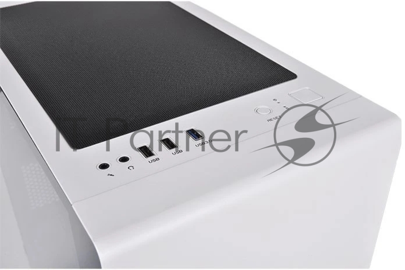 S100 TG Snow CA-1Q9-00S6WN-00 White/Win/SPCC/Tempered Glass*1/120mm Standard Fan*1