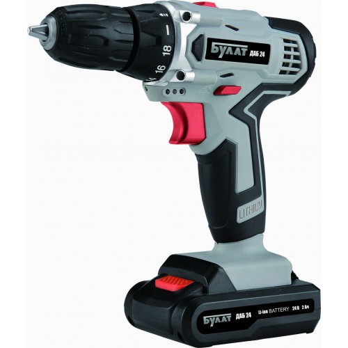 Шуруповерт аккумуляторный БУЛАТ ДАБ 24