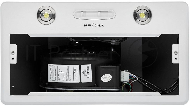 Вытяжка кухонная KRONA RUNA 600 white S белый