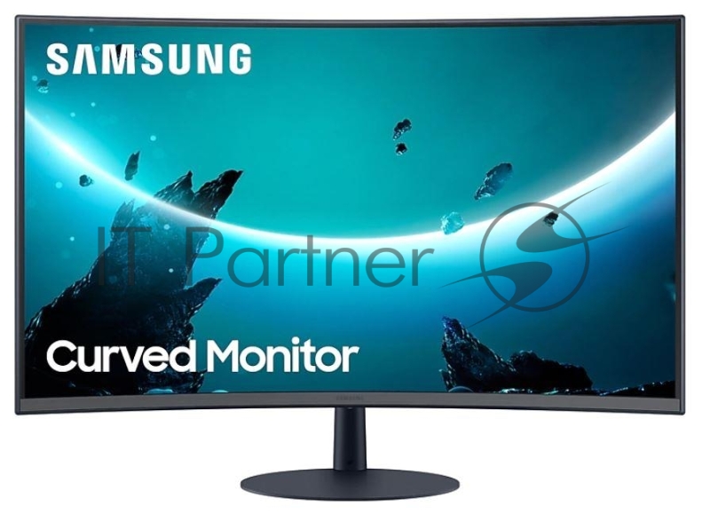 Монитор Samsung 31.5 C32T550FDI темно-серый VA LED 16:9 HDMI глянцевая 3000:1 250cd 178гр/178гр 1920x1080 D-Sub DisplayPort FHD 5.9кг