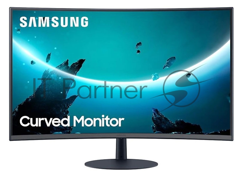 Монитор Samsung 31.5 C32T550FDI темно-серый VA LED 16:9 HDMI глянцевая 3000:1 250cd 178гр/178гр 1920x1080 D-Sub DisplayPort FHD 5.9кг