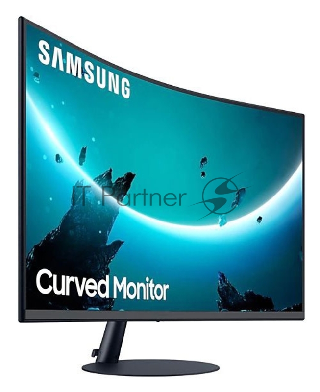 Монитор Samsung 31.5 C32T550FDI темно-серый VA LED 16:9 HDMI глянцевая 3000:1 250cd 178гр/178гр 1920x1080 D-Sub DisplayPort FHD 5.9кг
