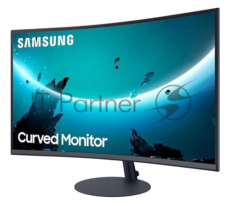 Монитор Samsung 31.5 C32T550FDI темно-серый VA LED 16:9 HDMI глянцевая 3000:1 250cd 178гр/178гр 1920x1080 D-Sub DisplayPort FHD 5.9кг