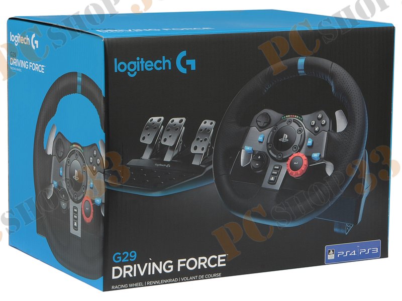 Руль Logitech G29 Racing Wheel 941-000112 с педалями для PC/PlayStation (USB2.0)