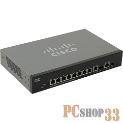 Сетевое оборудование Cisco SB SF302-08MPP-K9-EU Коммутатор 8-port 10/100 Max PoE+ Managed Switch