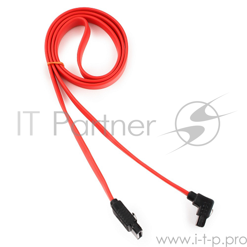 Кабель Cablexpert Кабель интерфейсный SATA, 80см, угловой разъем, 7pin/7pin, защелка (CC-SATAM-DATA90-0.8M)