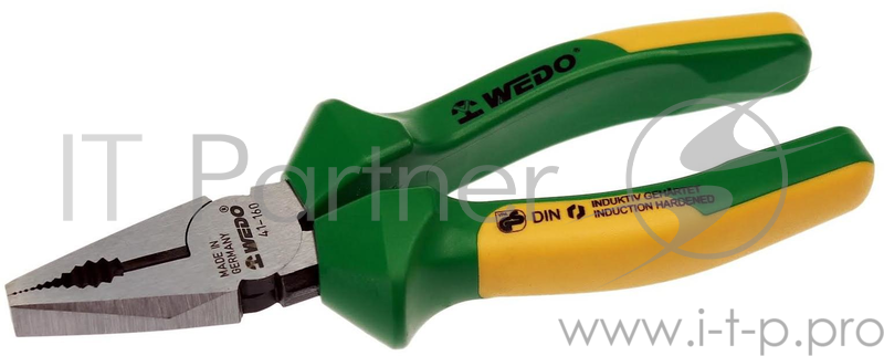 Пассатижи WEDO 41-160/30R7 Комбинированные, с режущими кромками 160 мм Made In Germany