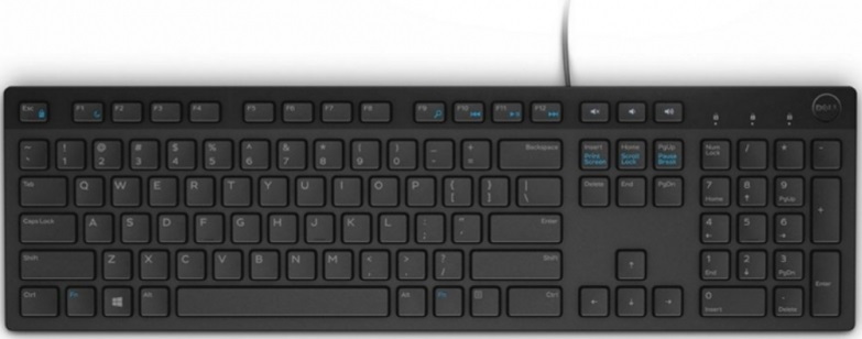 Опции к ноутбукам DELL KB216 580-ADGR Keyboard, black, USB