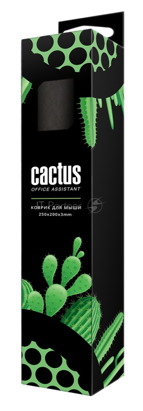 Коврик для мыши Cactus CS-MP-D03S Мини черный