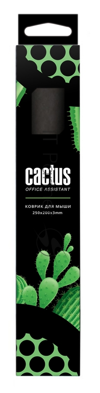 Коврик для мыши Cactus CS-MP-D03S Мини черный