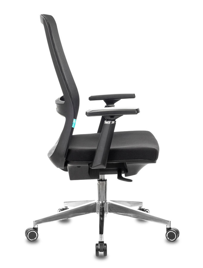 Кресло руководителя Бюрократ MC-915/B/26-B01 черный TW-01 26-B01 крестовина алюминий