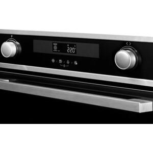 Встраиваемые электрические духовки 60 см Weissgauff электрический, 595 х 565 х 595 мм, 72 л, паровая очистка, нерж. сталь