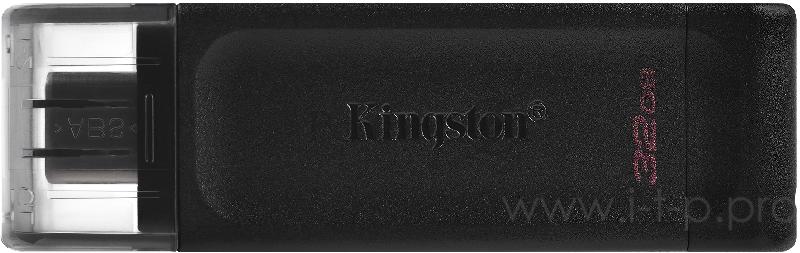 Флеш Диск Kingston 32Gb DataTraveler DT70 <DT70/32GB>, USB-C 3.2 Gen 1