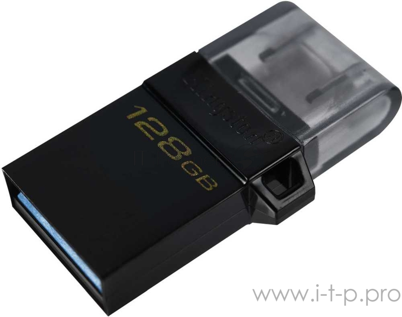 Флеш Диск Kingston 128Gb DataTraveler microDuo <DTDUO3G2/128GB>, USB3.0