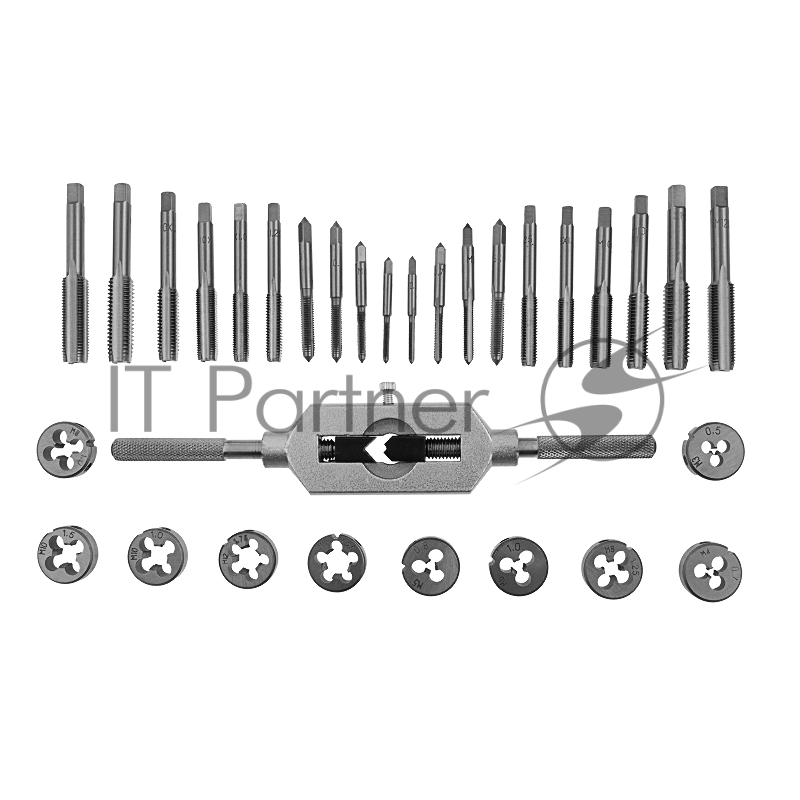 Набор метчиков и плашек MATRIX MASTER 77337 М3 - М12, 31 предмет