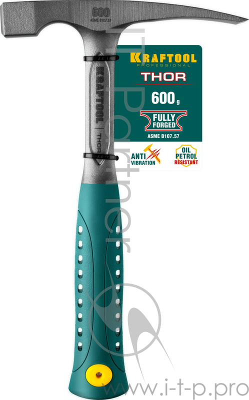 Молоток каменщика Kraftool THOR цельнокованный 600 г, 20191