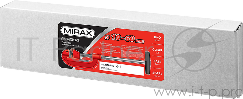 Труборез MIRAX 23500-52 для стальных труб диаметром 10-60 мм