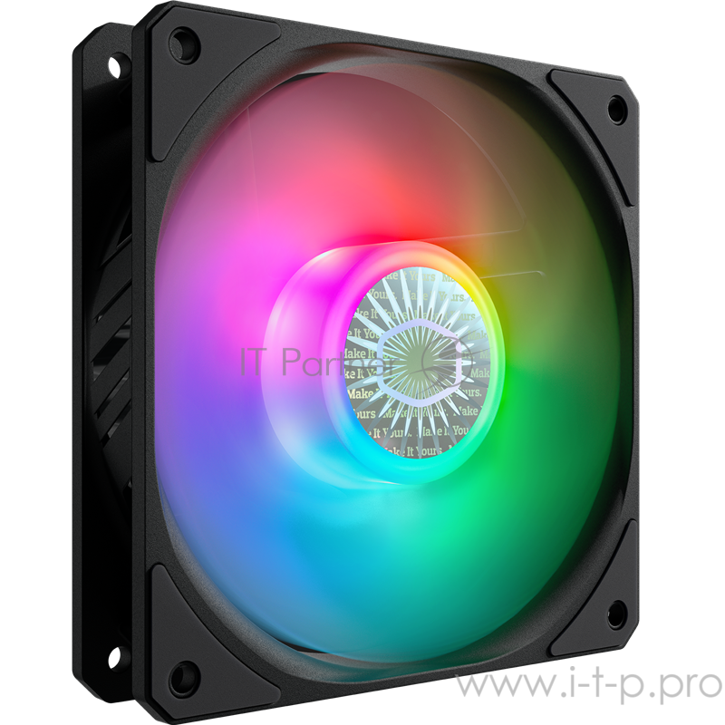 Кулера для корпуса 1 Ватт Cooler Master MASTERFAN SICKLEFLOW, 120mm, 4-Pin (PWM), ARGB