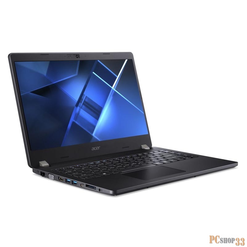 Ноутбук Acer TravelMate P2 TMP214-52-38T5 Core i3 10110U/4Gb/SSD256Gb/Intel UHD Graphics 620/14/FHD (1920x1080)/Windows 10 Professional/black/WiFi/B