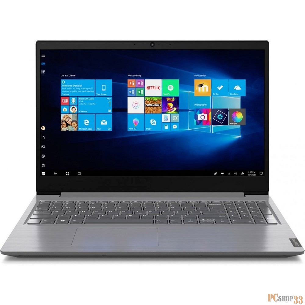 Ноутбук Lenovo V15-IIL Core i7 1065G7/8Gb/SSD256Gb/Intel HD Graphics 620/15.6/TN/FHD (1920x1080)/Free DOS/dk.grey/WiFi/BT/Cam