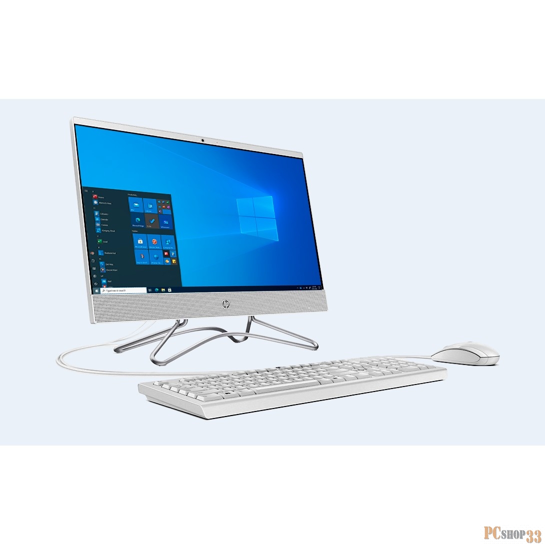 HP 200 G4 All-in-One NT 21,5(1920 x 1080) Core i5-10210U,8GB,256GB M.2,DVD-WR,usb kbd&mouse,Realtek RTL8821CE AC 1x1 BT,RTF Card,Snow White,5MP WebC