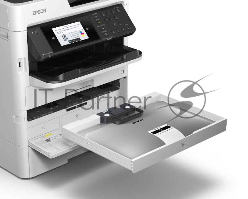 МФУ струйный 4 цв. Epson WorkForce Pro WF-C579RDWF + extra tray, А4, 34 стр/мин, копир/принтер/сканер/факс, ADF, WiFi