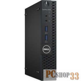 Компьютер Dell OptiPlex 3050 MFF 3050-2547 (Core i5 6500T-2.50ГГц, 4ГБ, 500ГБ, HDG, LAN, W10 Pro) + клавиатура + мышь