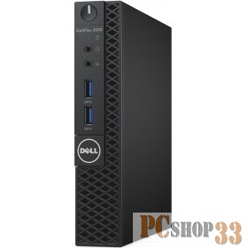 Компьютер Dell OptiPlex 3050 MFF 3050-2547 (Core i5 6500T-2.50ГГц, 4ГБ, 500ГБ, HDG, LAN, W10 Pro) + клавиатура + мышь