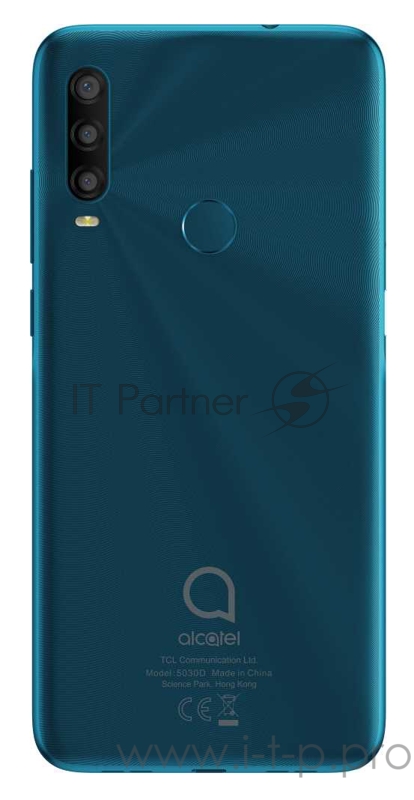 Смартфон Alcatel 5030D 1SE 32Gb 3Gb зеленый моноблок 3G 4G 2Sim 6.22 720x1520 Android 10 13Mpix 802.11 b/g/n GPS GSM900/1800 GSM1900 MP3 FM A-GPS microSD max32Gb