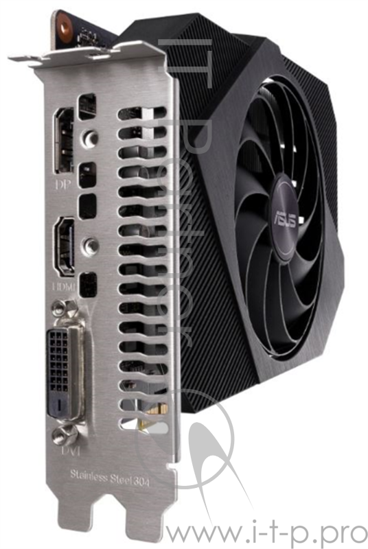 Видеокарта Asus PCI-E PH-GTX1650-O4GD6 NVIDIA GeForce GTX 1650 4096Mb 128bit GDDR6 1410/12000 DVIx1/HDMIx1/DPx1/HDCP Ret