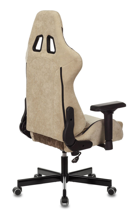 Кресло игровое Бюрократ VIKING 7 KNIGHT BR FABRIC коричневый текстиль/эко.кожа крестовина металл