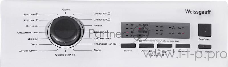 Стиральные машины Weissgauff 400 × 610 × 875 мм, вертикальная загрузка, быстрая стирка 15/45 мин., 6.5 кг, 1200 об./мин., режим для детских вещей, универсальный двигатель, таймер отложенного старта, функция дозагрузки белья, блокировка от детей, тихи