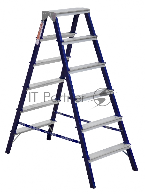 Двухсторонняя стальная стремянка Алюмет MD M8206