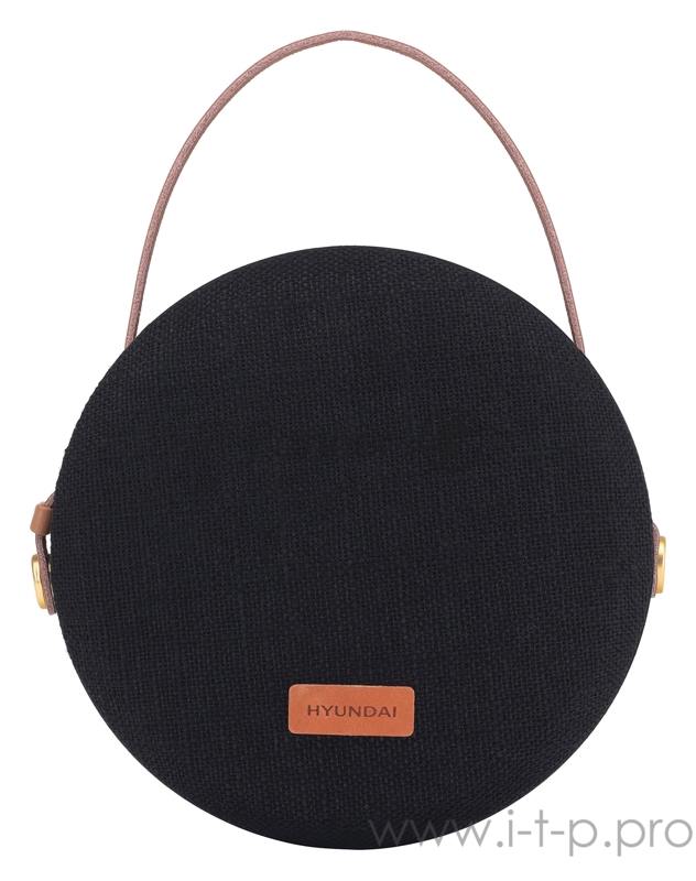 Колонка порт. Hyundai H-PAC500 черный 8W 1.0 BT/3.5Jack 10м 2200mAh