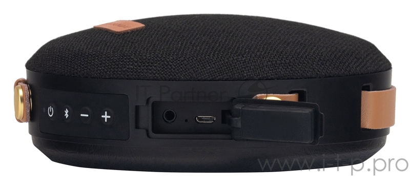 Колонка порт. Hyundai H-PAC500 черный 8W 1.0 BT/3.5Jack 10м 2200mAh