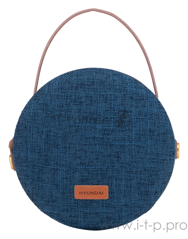 Колонка порт. Hyundai H-PAC520 синий 8W 1.0 BT/3.5Jack 10м 2200mAh