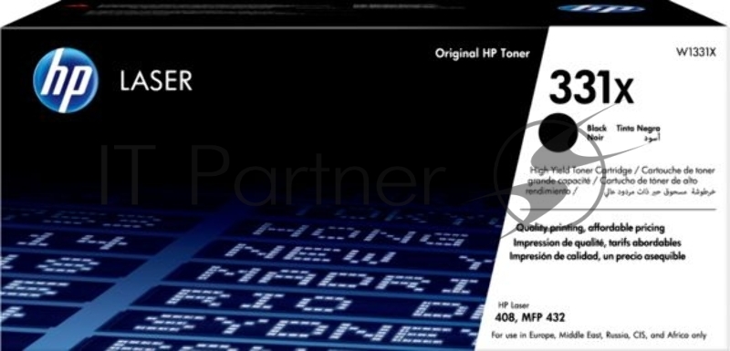 Картридж HP 331X для LJ M408, черный (15 000 стр.)