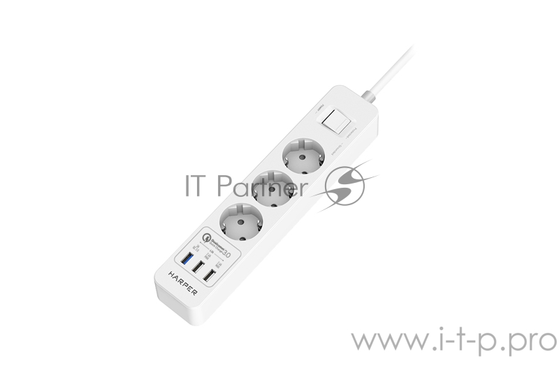 Удлинитель с USB зарядкой HARPER UCH-340 PD3.0