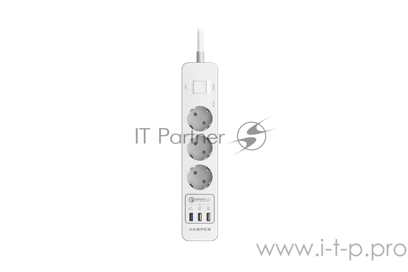 Удлинитель с USB зарядкой HARPER UCH-340 PD3.0