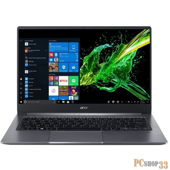 Ноутбук Acer Swift SF314-57-58ZV 14 FHD, Intel Core i5-1035G1, 8Gb, 512Gb SSD, noODD, 1.19 кг, wo OS, Iron (NX.HJFER.0