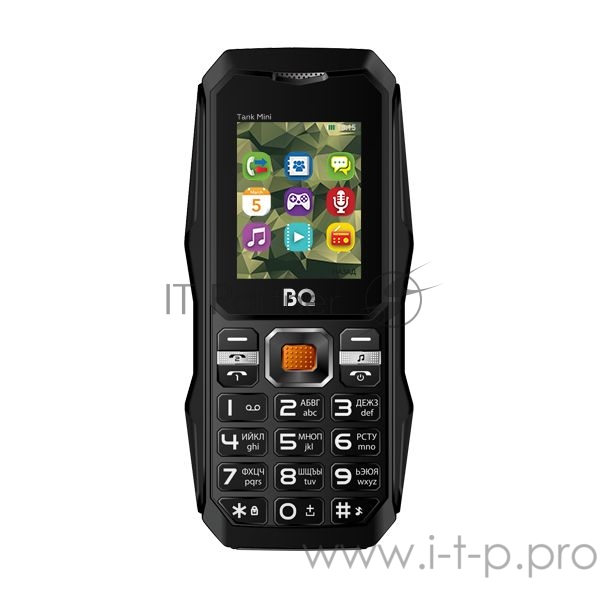 Мобильный телефон BQ 1842 Tank mini Dark Blue диагональ дисплея 1.77” 128x160/32+32Mb/FM/2Sim/microS