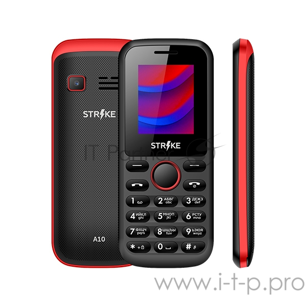 Мобильный телефон Strike A10 White+Red SC6531E, 1, 208MHZ, ThreadX, 32 Mb, 32 Mb, 2G GSM 850/900/1800/1900, Bluetooth Версия 2.1 Экран: 1.77 , 128*160, TFT Основная камера: 0.08 MP, инт. отсутствует, FF, 1, Пластик, F=3, угол обзора60 Фронтальная кам