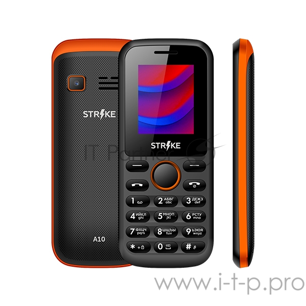 Мобильный телефон Strike A10 White+Red SC6531E, 1, 208MHZ, ThreadX, 32 Mb, 32 Mb, 2G GSM 850/900/1800/1900, Bluetooth Версия 2.1 Экран: 1.77 , 128*160, TFT Основная камера: 0.08 MP, инт. отсутствует, FF, 1, Пластик, F=3, угол обзора60 Фронтальная кам