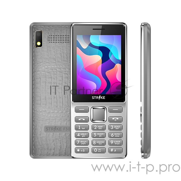 Мобильный телефон Strike F30 Gold MTK 6261D, 1, 32 Mb, 32 Mb, 2G GSM 900/1800 мГц, Bluetooth Версия 2.1 Экран: 2.8 , 240*320, Основная камера: 0.3 MP, инт. отсутствует, FF, 1, Пластик, F=1, вспышка Фронтальная камера: , Кол-во СИМ: 2, Mini, Micro, ка