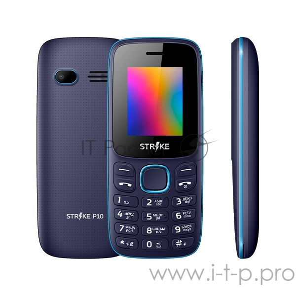 Мобильный телефон Strike P10 White MTK 6261D, 0, 260 MHz, Nuclues, 32 Mb, 32 Mb, 2G GSM 850/900/1800/1900, Bluetooth Версия 2.1 Экран: 1.77 , 128*160, TN Основная камера: 0.08 MP, инт. отсутствует, FF, Пластик, F=2.8, угол обзора69, вспышка Фронтальн