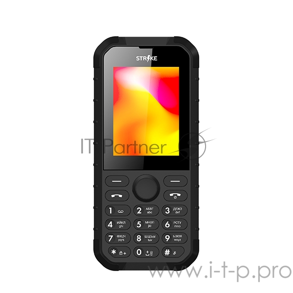 Мобильный телефон Strike R30 Black+Green MTK 6261D, 0, 260 MHz, 32 Mb, 32 Mb, 2G GSM 900/1800 мГц, Bluetooth Версия 2.1 Экран: 2.8 , 240*320, TFT, Защита корпуса IP_68 Основная камера: 0.3 MP, инт. отсутствует, FF, 2, Пластик, F=2.8, угол обзора62, в