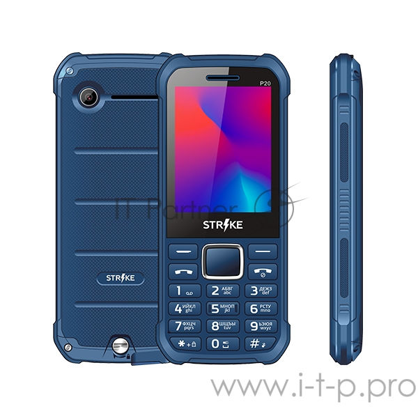 Мобильный телефон Strike P20 Dark Blue SC6531E, 1, 312 MHZ, ThreadX, 32 Mb, 32 Mb, 2G GSM 850/900/1800/1900, Bluetooth Версия 2.1 Экран: , 4:3, 320*240, TFT Основная камера: 0.08 MP, FF, Фронтальная камера: , Кол-во СИМ: 2, Mini, Micro, карта памяти