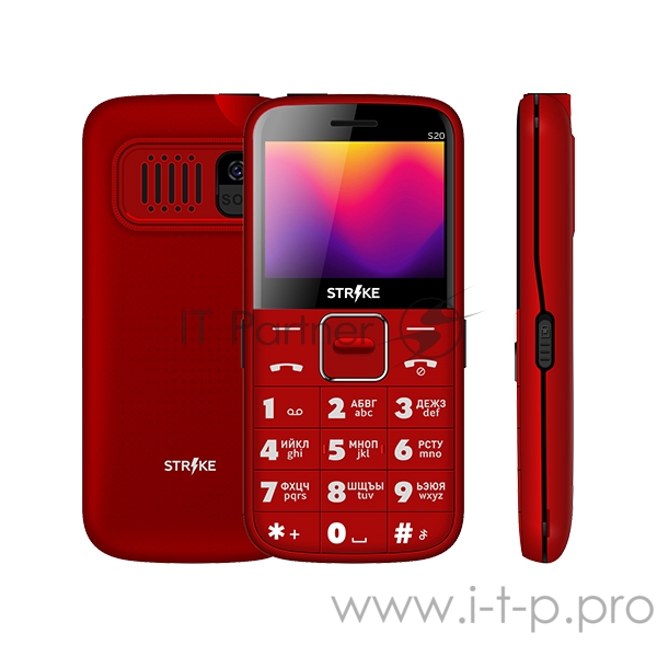 Мобильный телефон Strike S20 Gold SC6531E, 0, MOCOR, 32 Mb, 32 Mb, 2G GSM 850/900/1800/1900, Bluetooth Версия 2.1, GPS GPS Экран: 2.31, 240*320, TFT, стекло 2,5d Основная камера: 0.3 MP, инт. отсутствует, FF, 1, Стекло, F=2.8, угол обзора64 Фронтальн