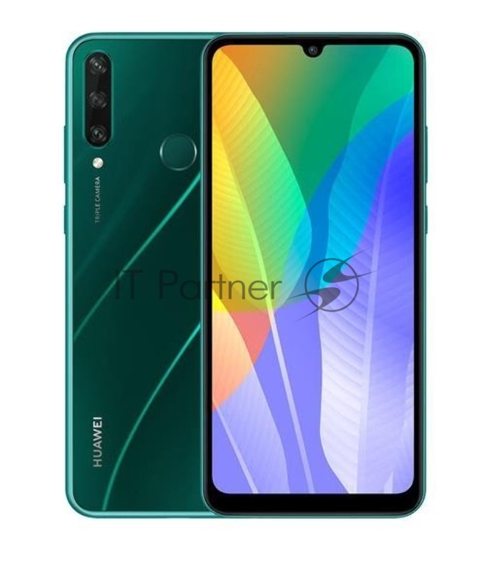 Смартфон Huawei Y6p 2019 3/64GB Green (51095KYC)
